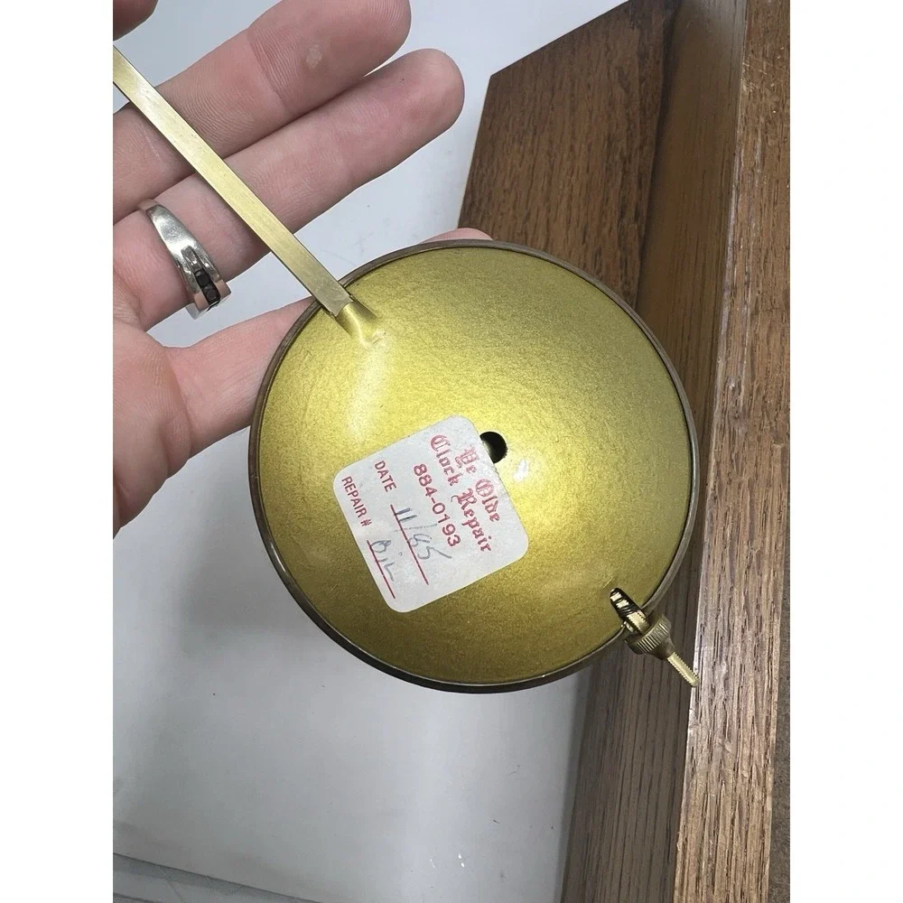 Howard Miller Regulator Wall Clock Model 612-533 Oak Case‎ Brass Pendulum USA